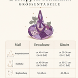 Chapeau de sorcière matelassé fait main – Roses noires et corneille dans le style victorien