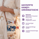 Pochette matelassée pour téléphone – Maison hantée sur le chemin des citrouilles