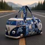 Sac de voyage matelassé – Indigo