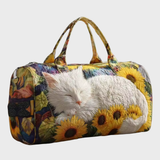 Sac de voyage en cuir souple fait main