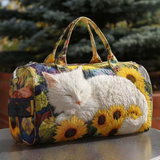 Sac de voyage en cuir souple fait main