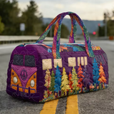 Sac de voyage en cuir souple fait main
