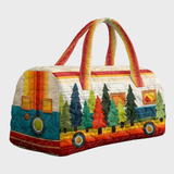 Sac de voyage en cuir souple fait main