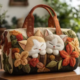 Sac de voyage en cuir souple fait main