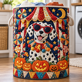 Panier à linge matelassé – Dalmatien pour Halloween