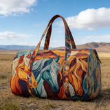 Sac de voyage souple fait main