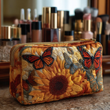 Gevoerde make-up tas met blauw patroon NCU0DK10510