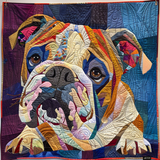 Gequilte deken – Comfortabele Bulldoggen NCU0DV1453