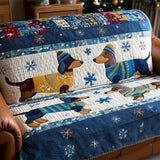 Housse de canapé matelassée – avec couple de teckels NCU0TH3703