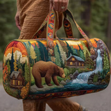 Sac de voyage souple fait main