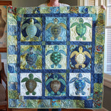 Gequilte deken – Turtle Tide NCU0TLUS403