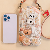 Sac bandoulière matelassé pour téléphone – Dragon en costume de fantôme