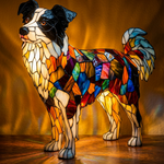 Border Collie Lamp