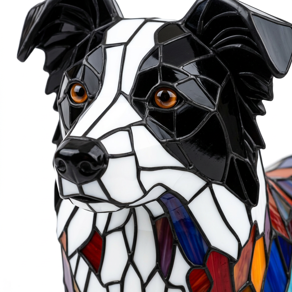 Border Collie Lamp