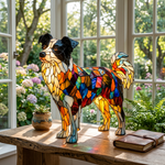 Border Collie Lamp