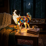 Border Collie Lamp