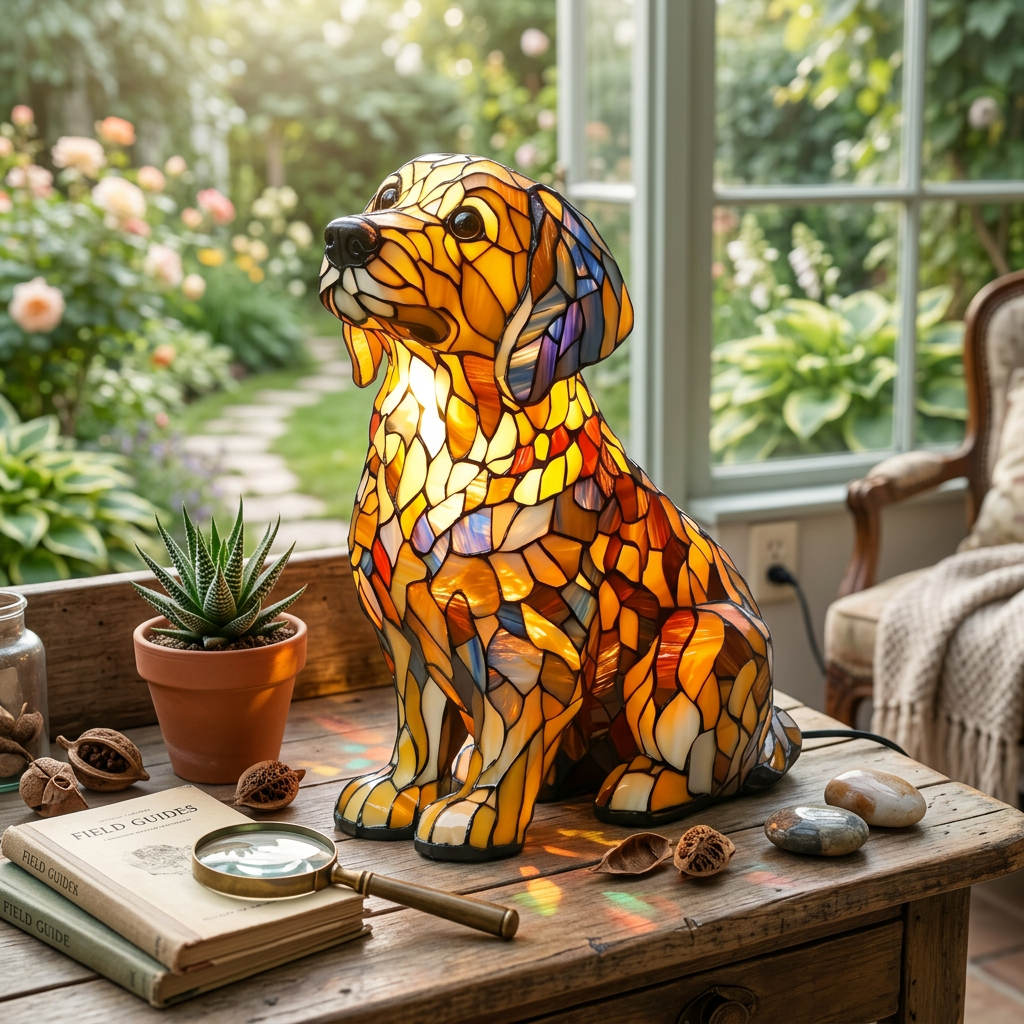 Buddy Golden Retriever Lamp