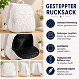 Gepolsterde rugzak met zon- en vredessymbool