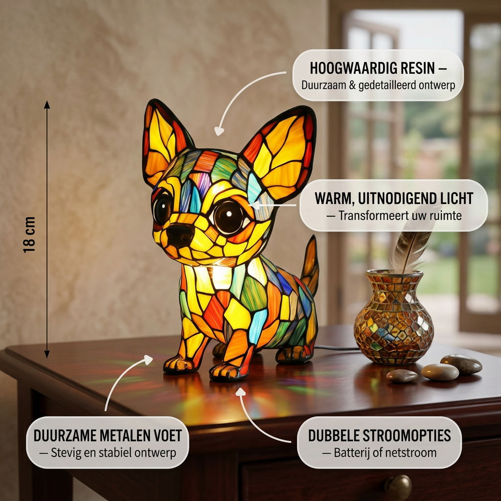 Chihuahua Charme Lamp