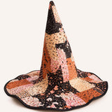 Handgemaakt gewatteerd heksenhoed – Schattige Halloween patchwork