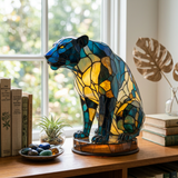 Fluwelen Panter Lamp
