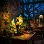 Fluwelen Panter Lamp