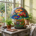 Berijpte Paddenstoel Lamp