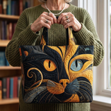 Mystieke Kat Handgemaakte Tas