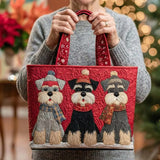 Schnauzer Trio Handgemaakte Tas