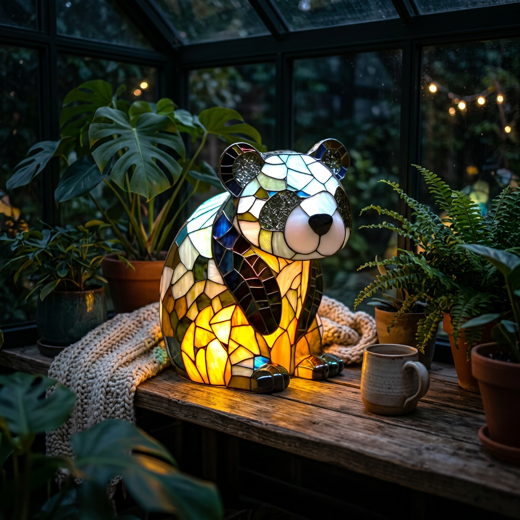 Kloffie Panda Lamp