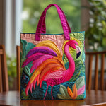 Roze Flamingo Gewatteerde Tas