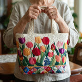 Tulpenseizoen Gewatteerde Tas