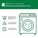 Betoverde Vriend Gewatteerde Handgemaakte Tas