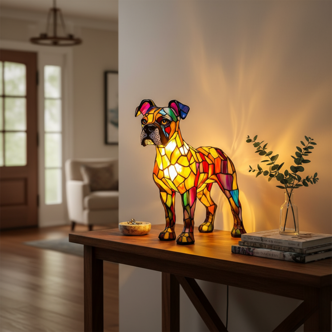 Schitterende Boxer Lamp