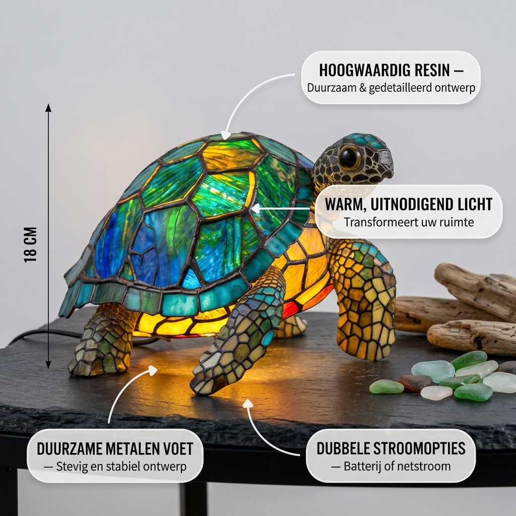 Molokai Schildpad Lamp